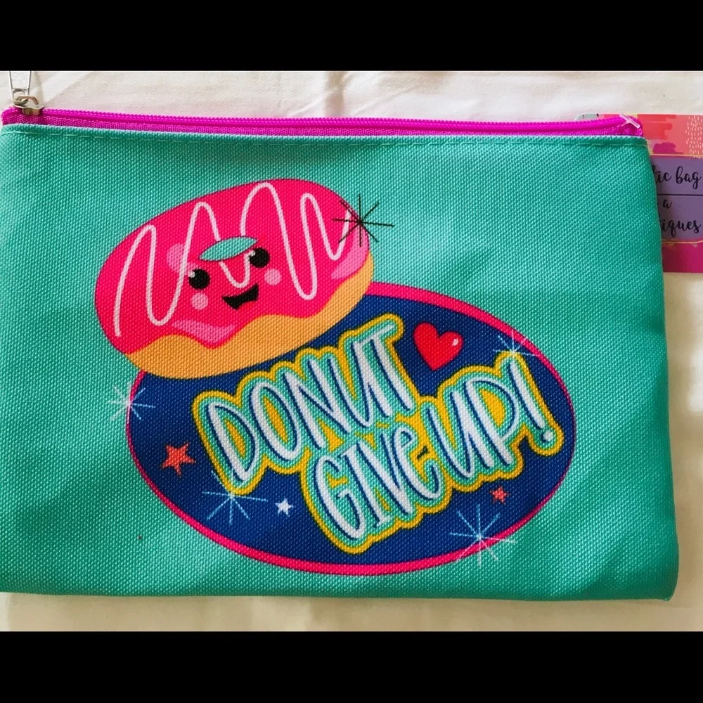 DONUT SOCKS ZIP CASE LIP GLOSS HEADBANDS !